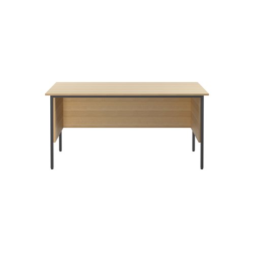 Serrion Rectangular 4 Leg Desk with Modesty Panel 1500x750x730mm Ferrera Oak KF838370 - KF838370