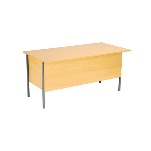 Serrion Rectangular 3 Drawer Pedestal 4 Leg Desk 1500x750x730mm Oak KF838378 - KF838378
