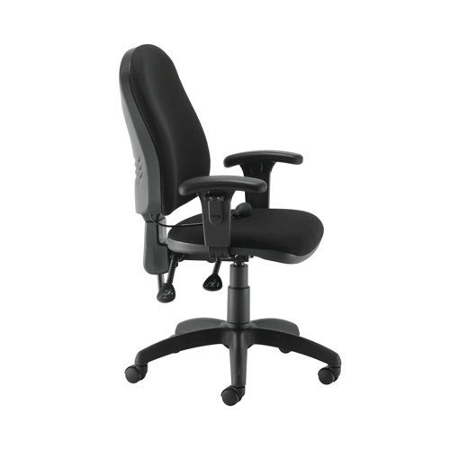 Jemini Intro Posture Chair with Adjustable Arms 640x640x990-1160mm Charcoal KF838994 KF838994