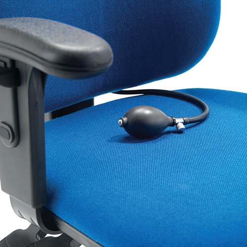 Jemini Intro Posture Chair with Adjustable Arms 640x640x990-1160mm Blue KF838995 KF838995