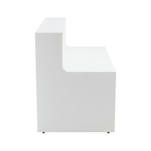Jemini Reception Unit 1600x800x740mm White KF839534 - VOW - KF839534 - McArdle Computer and Office Supplies