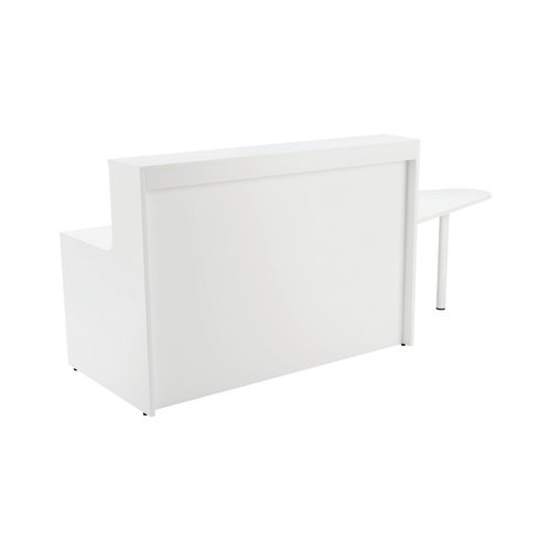 Jemini Reception Unit with Extension 1600x800x740mm White KF839540 VOW
