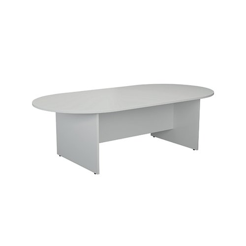 Jemini Meeting Table 2400x1200x730mm White KF840159
