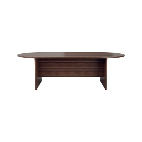 Jemini Meeting Table 2400x1200x730mm Dark Walnut KF840161 - KF840161