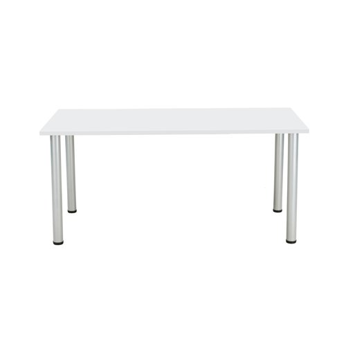 Jemini Rectangular Meeting Table 1600x800x730mm White KF840186
