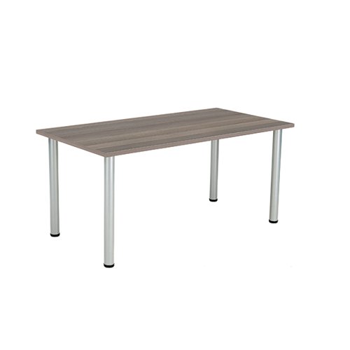 Jemini Rectangular Meeting Table 1600x800x730mm Grey Oak KF840196