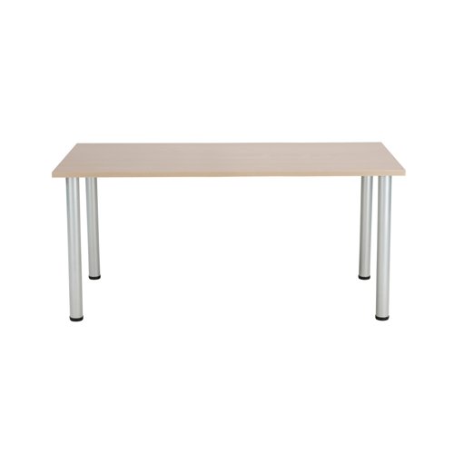 Jemini Rectangular Meeting Table 1600x800x730mm Grey Oak KF840196 - KF840196