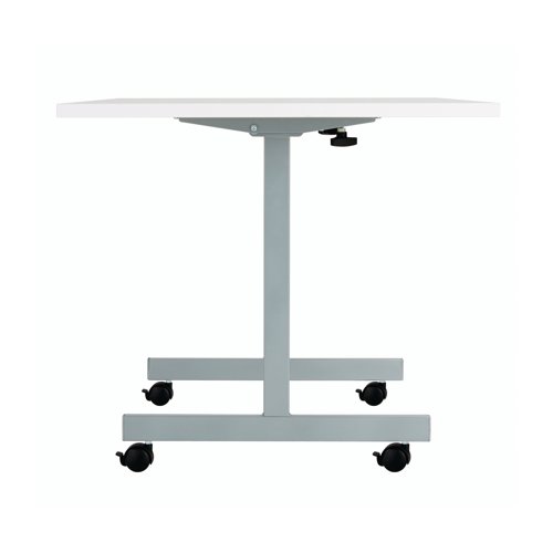 Jemini Rectangular Tilting Table 1600x800x730mm White/Silver KF846086