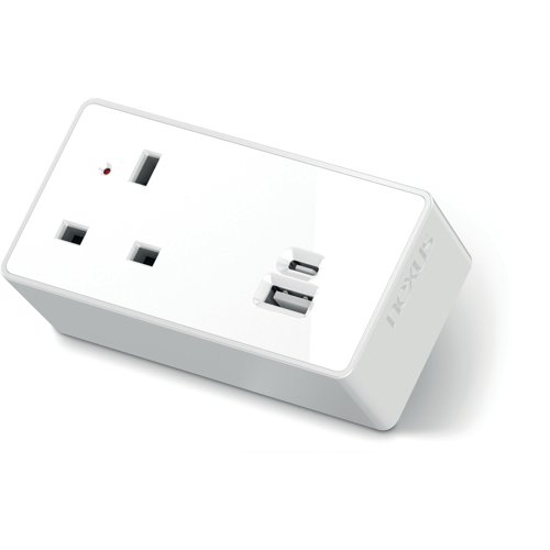 Nexus On Desk Power Module White KF882375 Luceco Plc