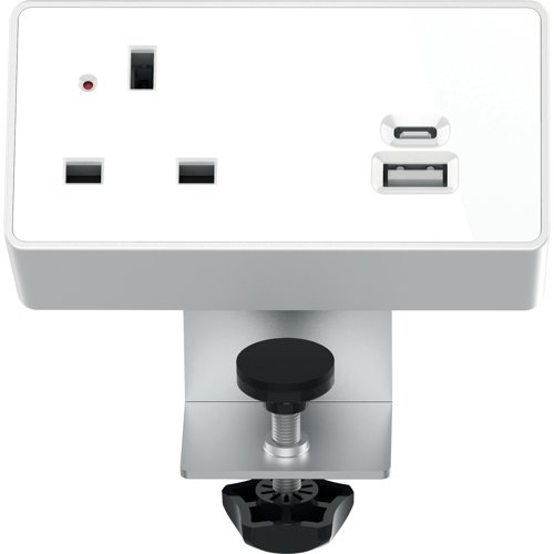 Nexus On Desk Power Module White KF882375 Desk Components KF882375