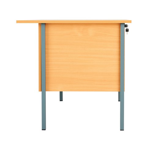Serrion 4 Leg Desk 3 Drawer Pedestal 1500x750x725mm Ellmau Beech KF882389 - KF882389