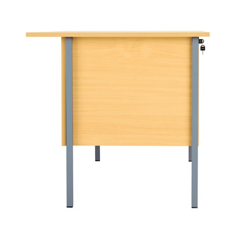 Serrion 4 Leg Desk 2 Drawer Pedestal1800x750x725mm Ellmau Beech KF882396 - KF882396