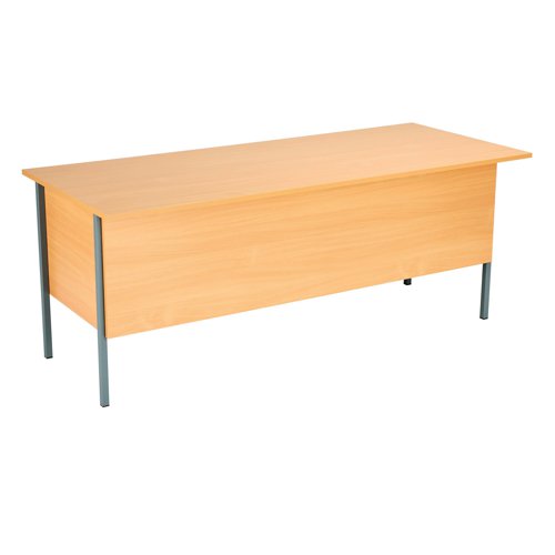 Serrion 4 Leg Desk 1800x750x725mm 2+3 Drawer Pedestal Ellmau Beech KF882397 - KF882397