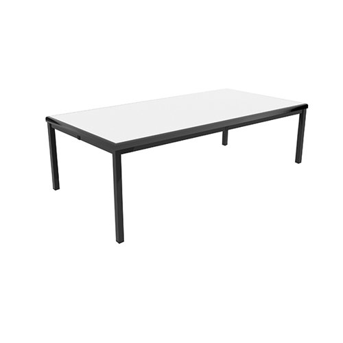 Jemini T-Table Multipurpose Classroom Table 1200x600x530mm Flat Pack Grey/Black KF882417