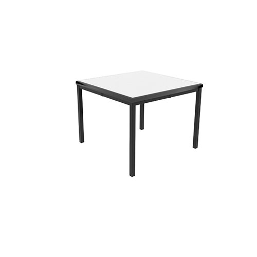 Jemini T-Table Multipurpose Classroom Table 600x600x530mm Flat Pack Grey/Black KF882429