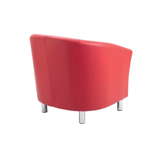 Jemini Tub Polyurethane Armchair Red KF882441 Reception Chairs KF882441