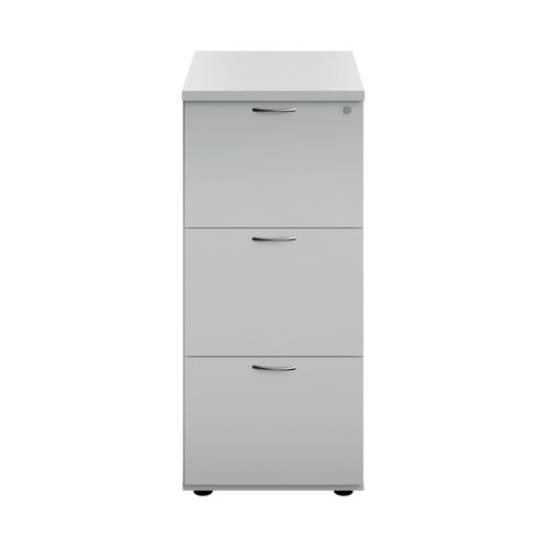 Jemini 3 Drawer Filing Cabinet 464x600x1030mm White KF90464 KF90464