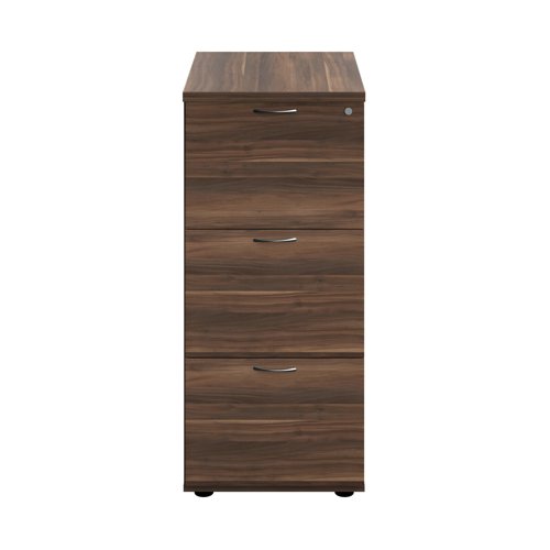 Jemini 3 Drawer Filing Cabinet 464x600x1030mm Dark Walnut KF90466 - KF90466