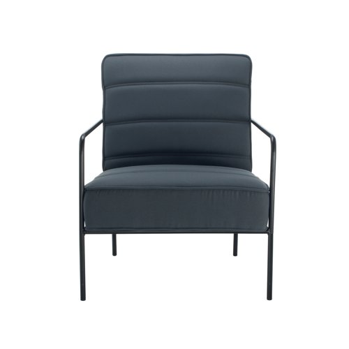 KF90472 | This Jemini reception armchair has a classic Scandinavian design and is ideal for waiting rooms. The chair has a fully welded black powder coated frame providing strength and stability. The perfect combination of style, comfort and exceptional value.