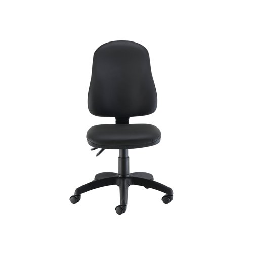 Offering all-day comfort with a high back and permanent contact back (PCB) mechanism, this chair provides flexibility and functionality without the hefty price tag.