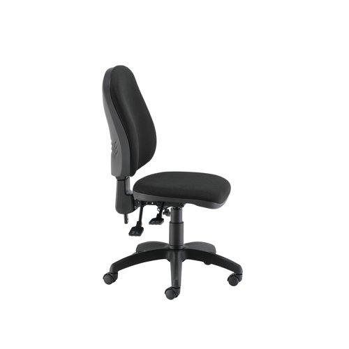 Jemini Teme Deluxe High Back Operator Chair 640x640x985-1175mm Black KF90541 - KF90541