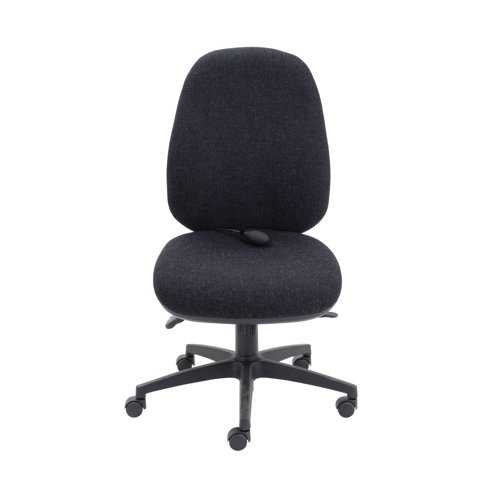 Arista Ergonomic Maxi High Back Operator Chair 700x700x1040-1160mm Black KF90551 VOW