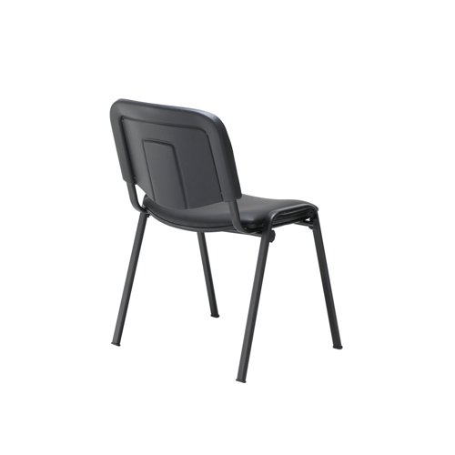 Jemini Ultra Multipurpose Stacking Chair 532x585x805mm Black Polyurethane KF90557 | KF90557 | VOW