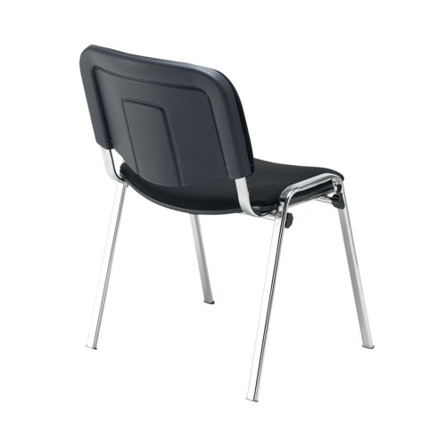 Jemini Ultra Multipurpose Stacking Chair 532x585x805mm Chrome/Black KF90558 | KF90558 | VOW
