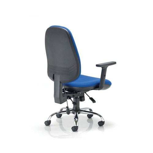 Arista Aire High Back Ergonomic Chair 675x580x1035-1230mm Blue KF90571 - KF90571