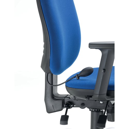 Arista Aire High Back Ergonomic Chair 675x580x1035-1230mm Blue KF90571
