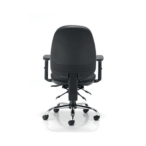 Arista Aire High Back Ergonomic Maxi Chair 675x580x1035-1230mm Black KF90572 - KF90572