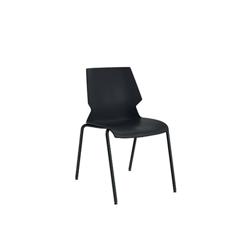 Jemini Uni 4 Leg Chair Black/Grey T-UNI-4LEG-BL-GREY