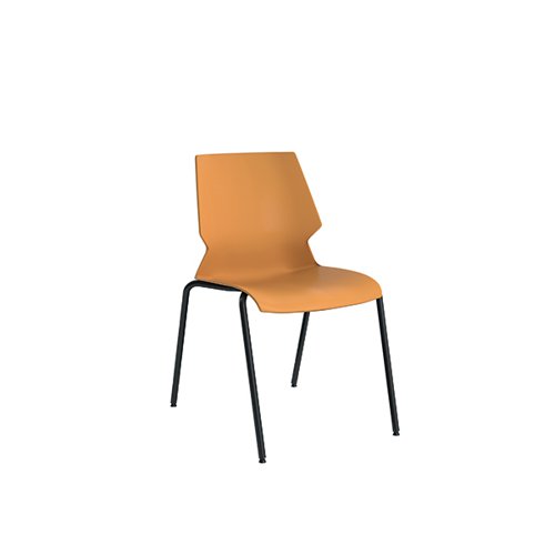 Jemini Uni 4 Leg Chair Yellow/Grey KF90713