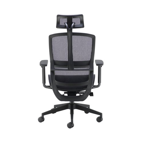 KF90764 | The Arista Lena is a modern take on the standard executive chair, with a breathable mesh back and polished fixed arms. This high back chair has an aluminium polished base and torsion control.