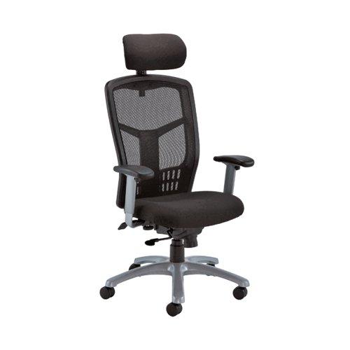 Arista Staffordshire Heavy Duty Chair 720x720x1225-1305mm Black KF90931