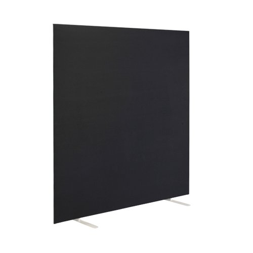First Floor Standing Screen 1600x25x1200mm Black KF90975