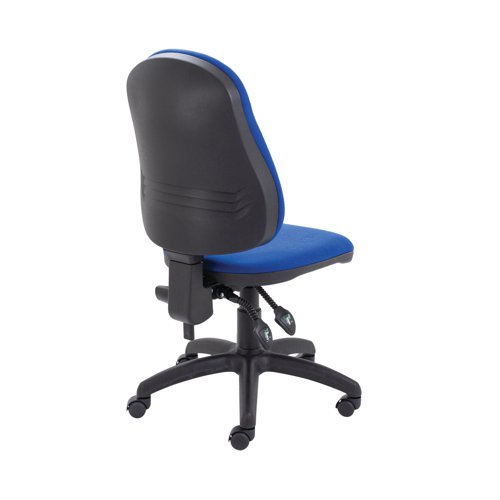 First High Back Operator Chair 640x640x985-1175mm Blue KF98506 VOW