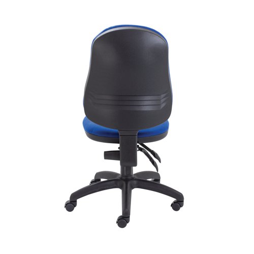 First High Back Operator Chair 640x640x985-1175mm Blue KF98506 VOW