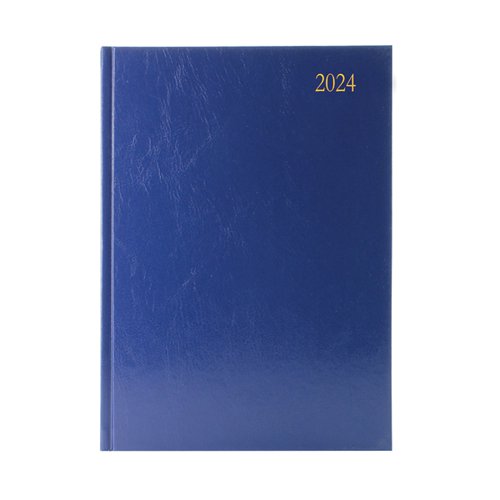 KFA42BU24 | This 2 Days Per Page diary is ideal for meetings, appointments, deadlines and other plans, with a reference calendar on each week for help planning ahead. The diary also includes current and forward year planners, with a ribbon page marker for quick and easy reference. This pack contains 1 blue A4 diary.