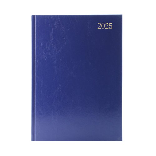 Desk Diary 2 Day Per Page A5 Blue 2025 KFA52BU25