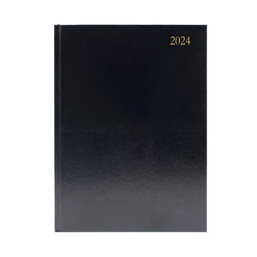 KFA53BK24 | This week to view diary is ideal for meetings, appointments, deadlines and other plans, with a reference calendar on each week for help planning ahead. The diary also includes current and forward year planners, with a ribbon page marker for quick and easy reference. This pack contains 1 black A5 diary.