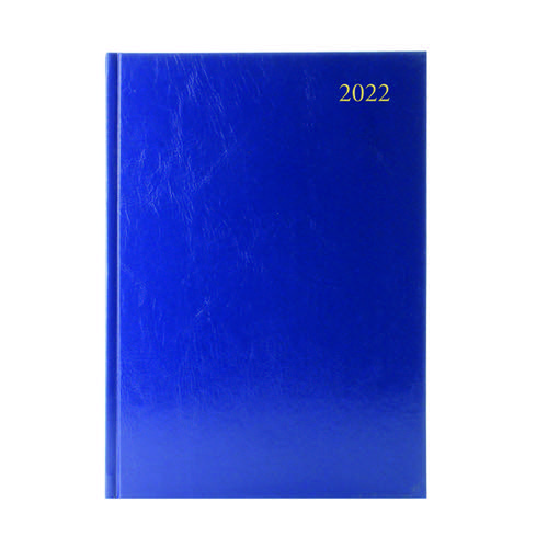 Desk Diary Week To View A5 Blue 2022 KFA53BU22