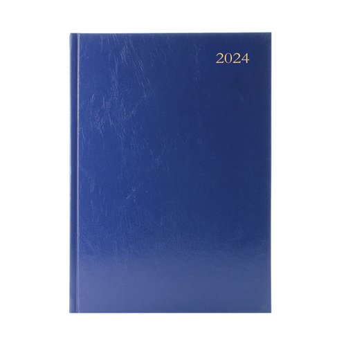 KFA53BU24 | This week to view diary is ideal for meetings, appointments, deadlines and other plans, with a reference calendar on each week for help planning ahead. The diary also includes current and forward year planners, with a ribbon page marker for quick and easy reference. This pack contains 1 blue A5 diary.