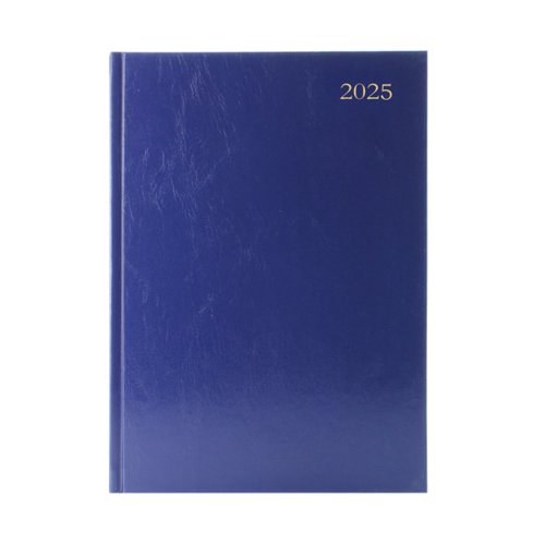 Desk Diary Week To View A5 Blue 2025 KFA53BU25