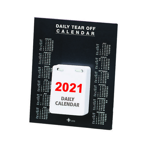 daily tear off calendar 2021 Daily Desk Calendar Tear Off 150 X 185mm 2021 Kfdto21 daily tear off calendar 2021