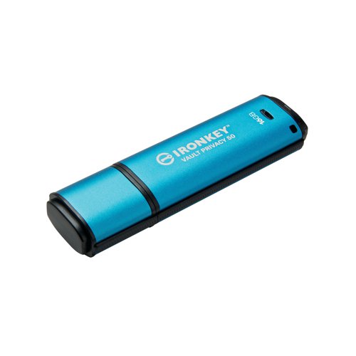 Kingston Ironkey Vault Privacy 50 Encrypted USB 16GB Flash Drive IKVP50/16GB KIN32900 Buy online at Office 5Star or contact us Tel 01594 810081 for assistance