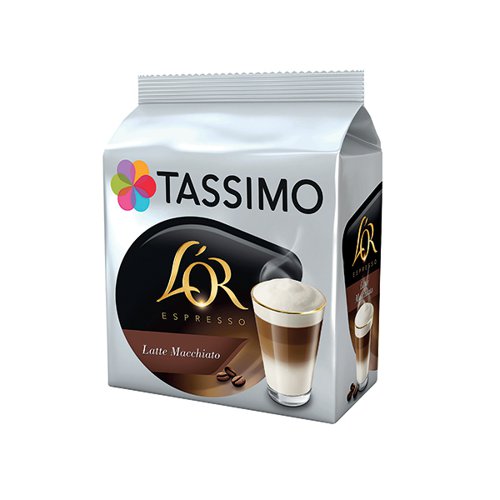 Tassimo L'Or Latte Macchiato Coffee Pods (Pack of 40) 4041304