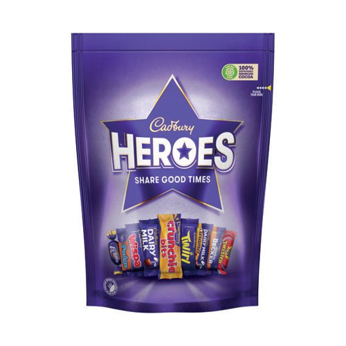Cadbury Heroes Assorted Chocolates Pouch 300g 4306015