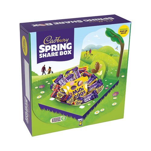 Cadbury Spring Share Box 450g Pack of 4 4274057