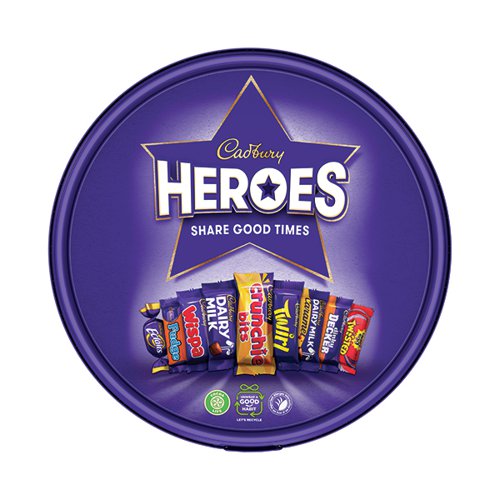Cadbury Heroes Chocolates Tub 550g 4303662